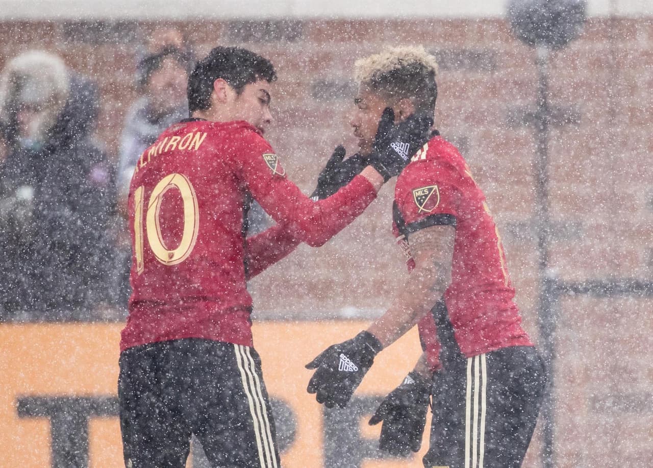 Josef Martínez y Miguel Almirón exhiben su pegada en goleada de Atlanta