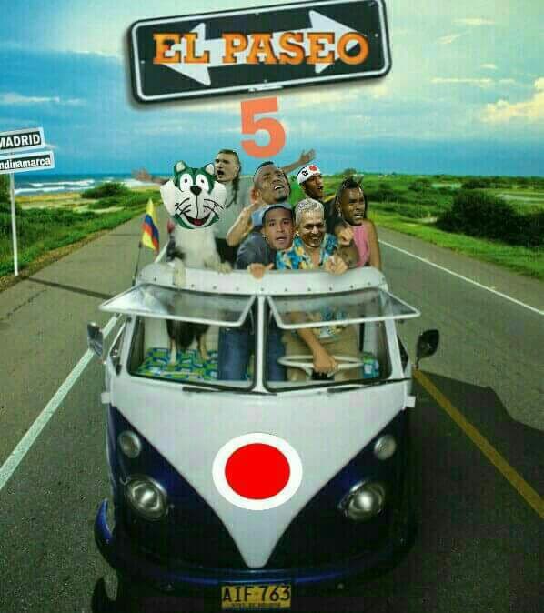De la película colombiana 'El Paseo' los usuarios también encontraron una nueva versión, que incluye la visita en vano de Atlético Nacional a Japón.