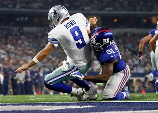 Las mejores tomas del duelo cardiaco que se llevó los Dallas Cowboys 27-26 sobre los New York Giants.