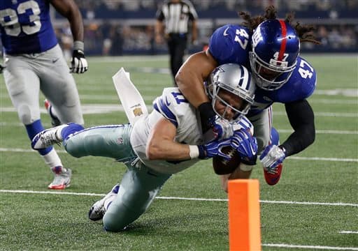 Las mejores tomas del duelo cardiaco que se llevó los Dallas Cowboys 27-26 sobre los New York Giants.