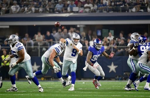 Las mejores tomas del duelo cardiaco que se llevó los Dallas Cowboys 27-26 sobre los New York Giants.