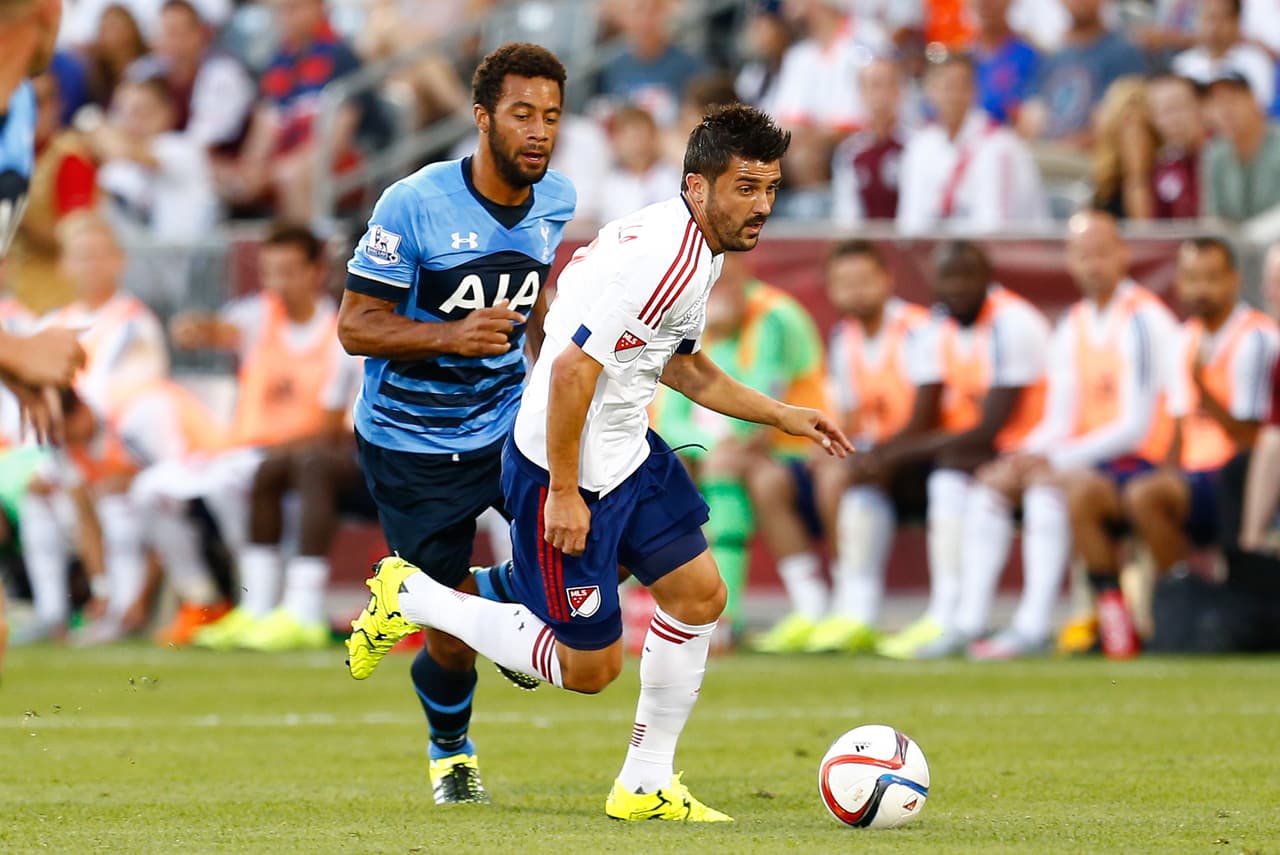 David Villa hizo lo que mejor sabe a ser en el All Star Game del 2015, anotar gol. Villa es de los pocos campeones del mundo que han anotado en este partido.