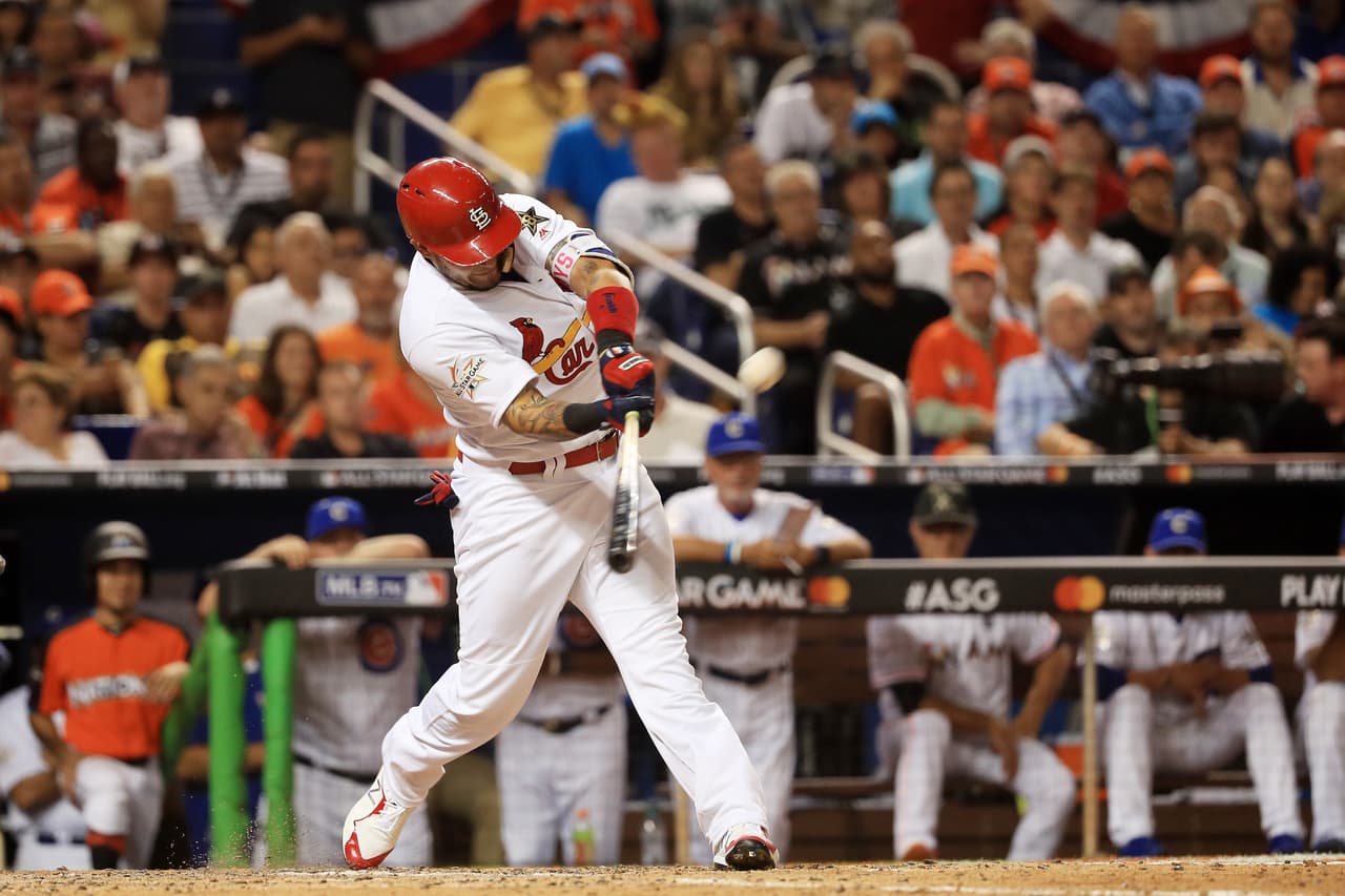 La Liga Nacional empató con un cuadrangular solitario de Yadier Molina. Es el primer HR de Molina en los 8 Juegos de Estrellas que ha disputado.