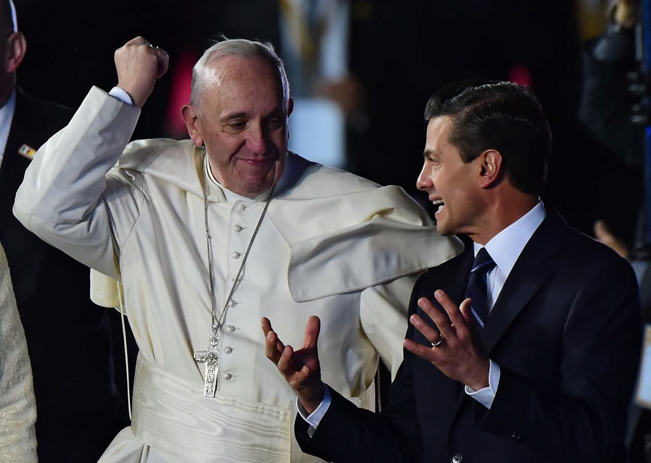 EPN con el Papa Francisco.