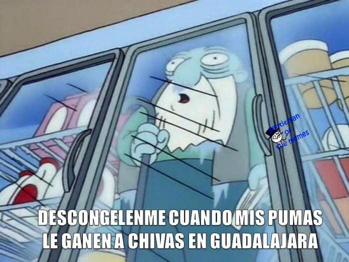 Los memes no perdonaron la goleada de Chivas