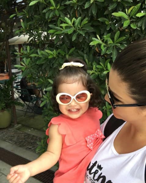 ¡Hemoshina! Baby Giulietta es toda una fashionista y nunca deja de sonreír.