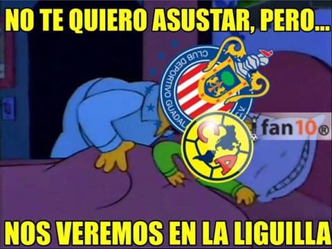 Los memes comenzaron a vivir el próximo clásico entre Chivas y América y de pasó se burlaron de Cruz Azul.