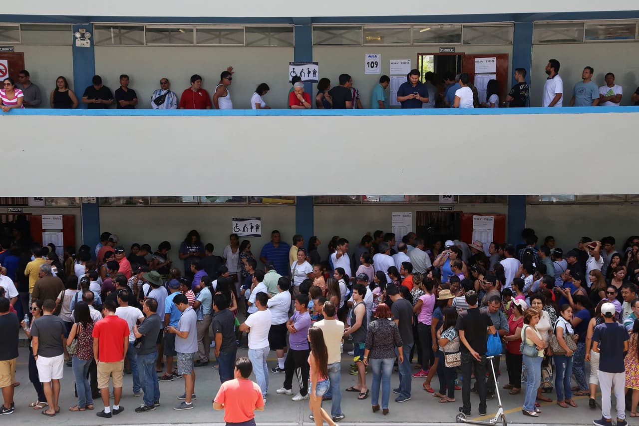 Las colas de votación fueron más largas de lo habitual.