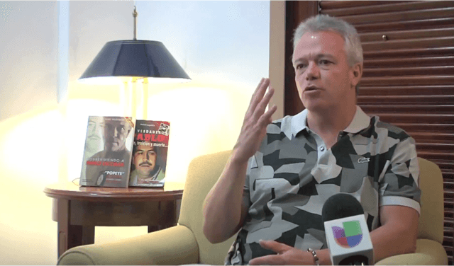 La charla de Univision con "Popeye" fue en su casa de Medellín.