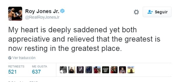 Falleció el llamado mejor boxeador del mundo y el mundo del deporte lamenta la muerte de Muhammad Ali.