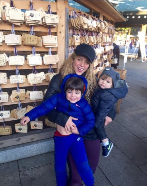 Milan y Sasha llegaron a la vida de Shakira para llenarla de felicidad.