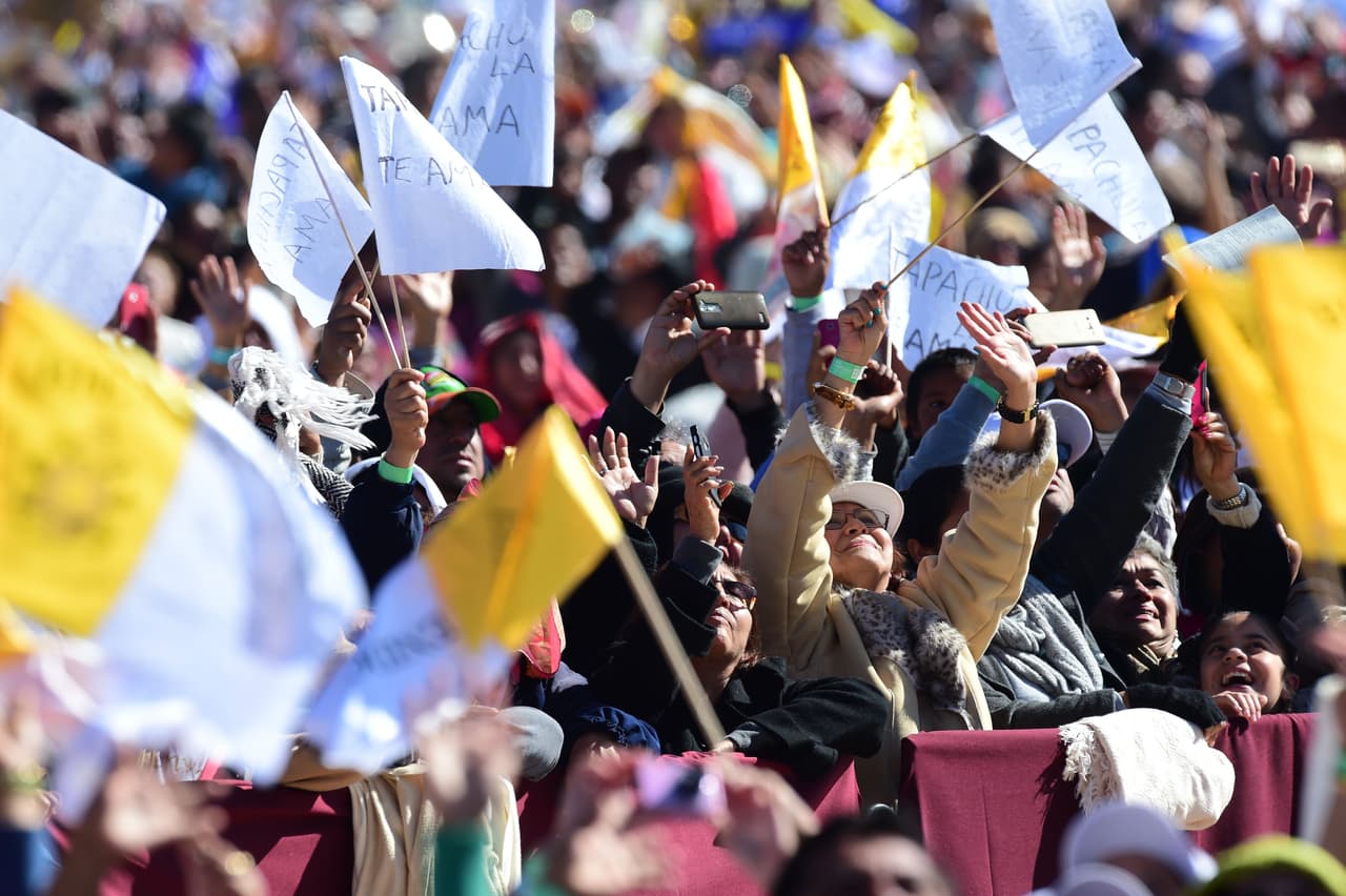 Los invitados a la misa que tuvo lecturas en lenguas indígenas.