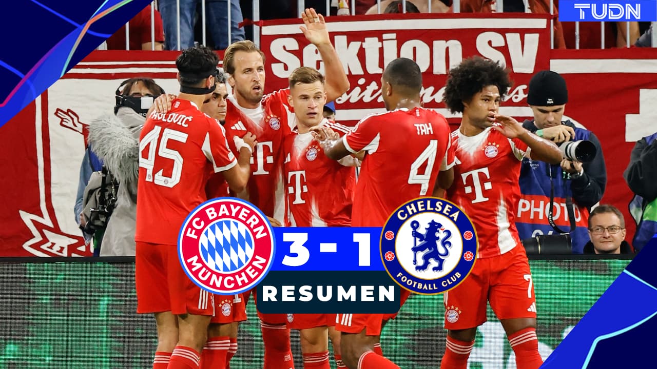 Bayern Múnich vence al Chelsea con doblete de Harry Kane