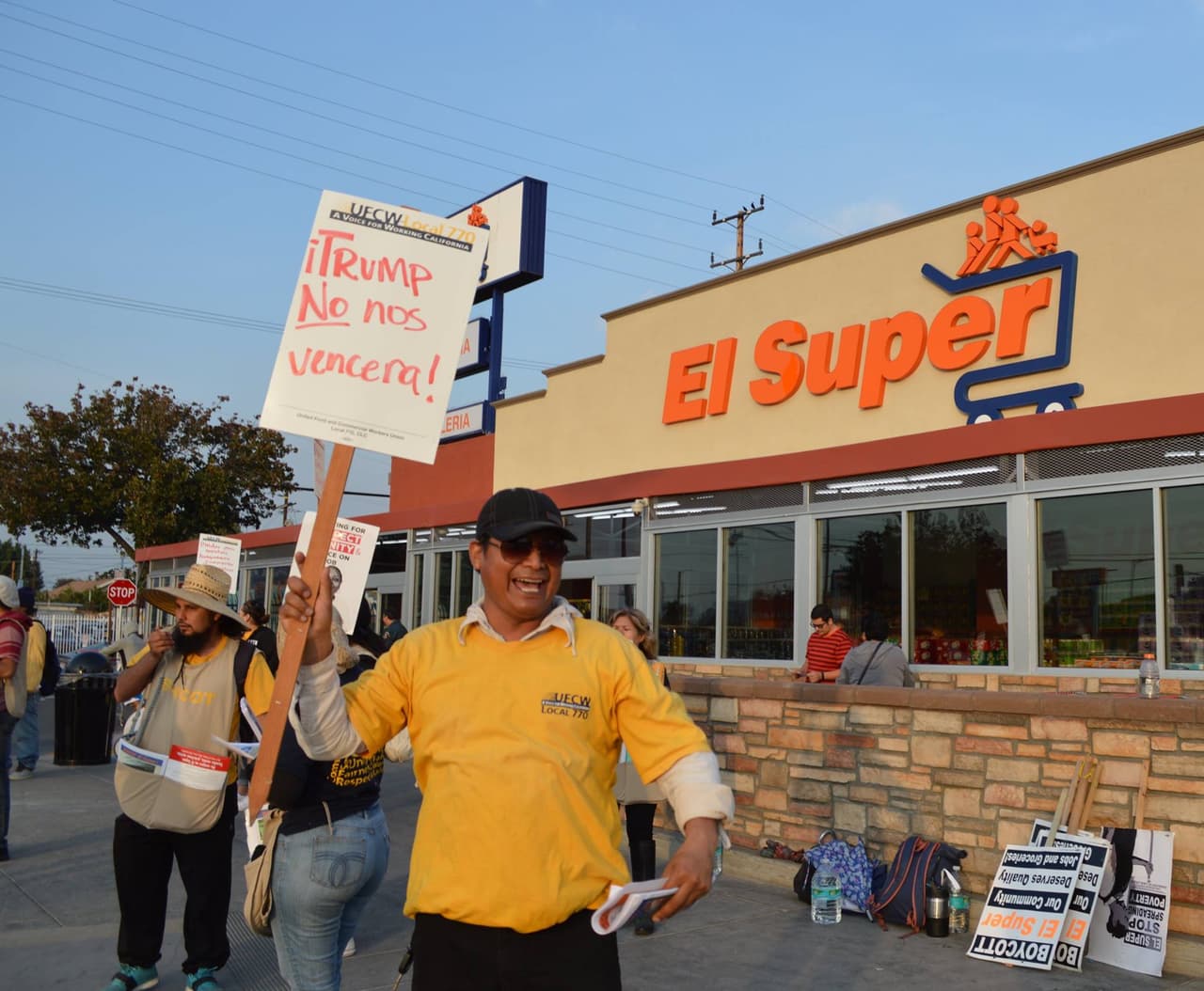 La protesta fue organizada por el sindicato que representa al 12% de los empleados.