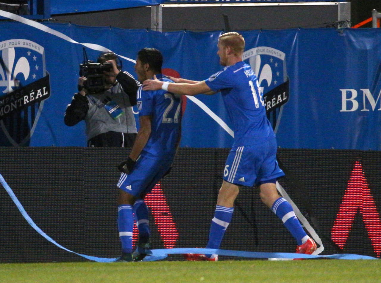 Johan Venegas marcó el gol del triunfo para el Impact.