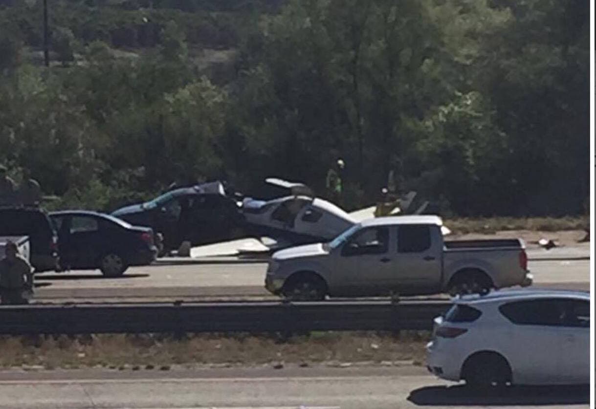 La imagen fue captada por una automovilista.