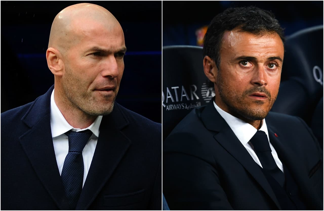Como podemos ver, la rivalidad como futbolistas entre Zidane y Luis Enrique fue muy pareja pues en cinco choques Real Madrid vs. Barcelona, empataron tres partidos con una victoria por bando. Este sábado comenzarán a escribir una nueva historia ahora como directores técnicos de sus amados clubes en el Clásico de España.