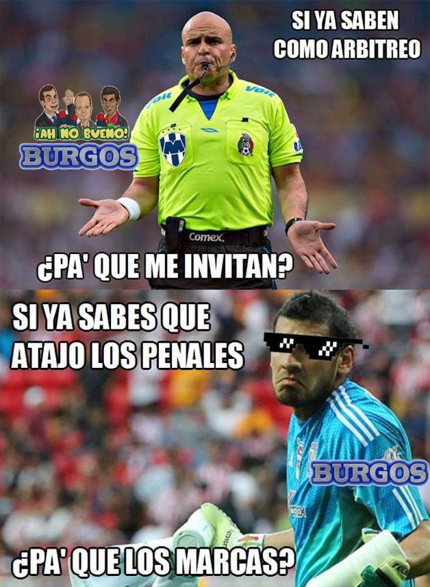 Los memes no perdonaron la mala actuación del árbitro Francisco Chacón en el duelo de vuelta de cuartos de final entre Monterrey y Tigres.