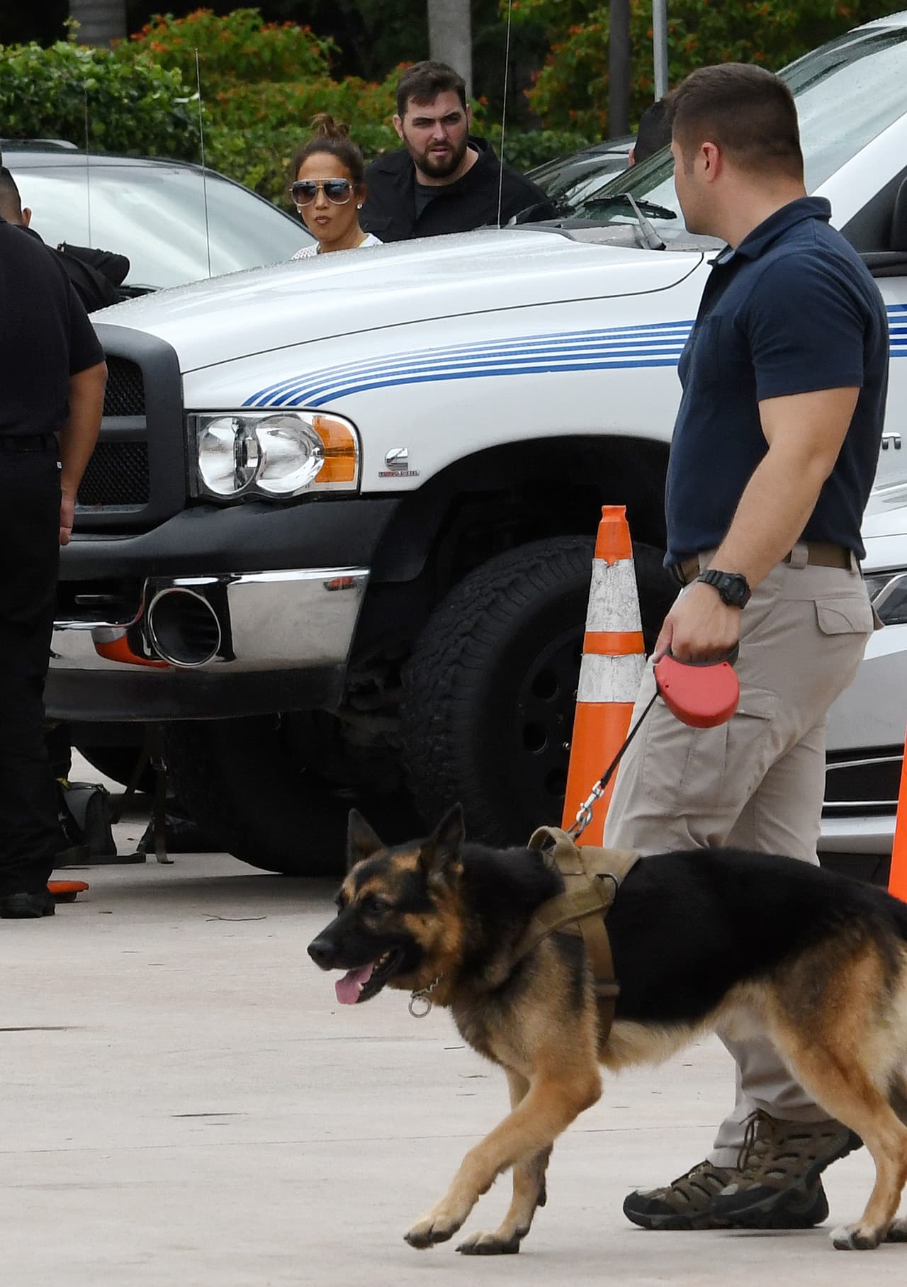 Sin duda un gran despliegue de seguridad.