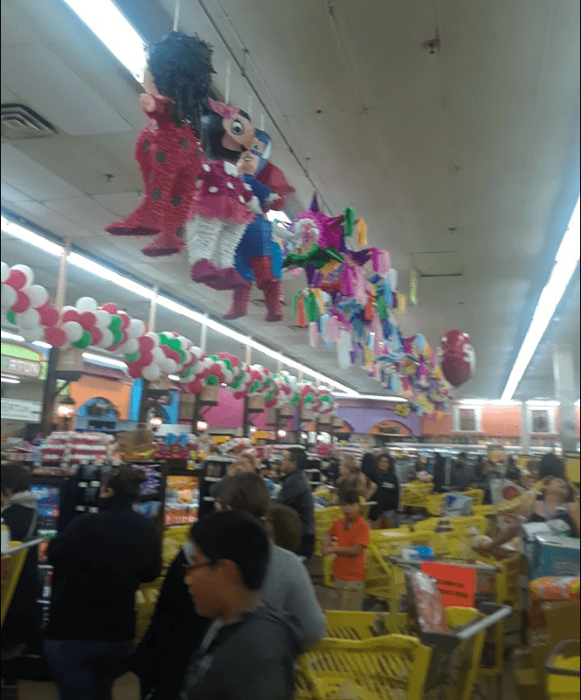 En un supermercado en Arlington