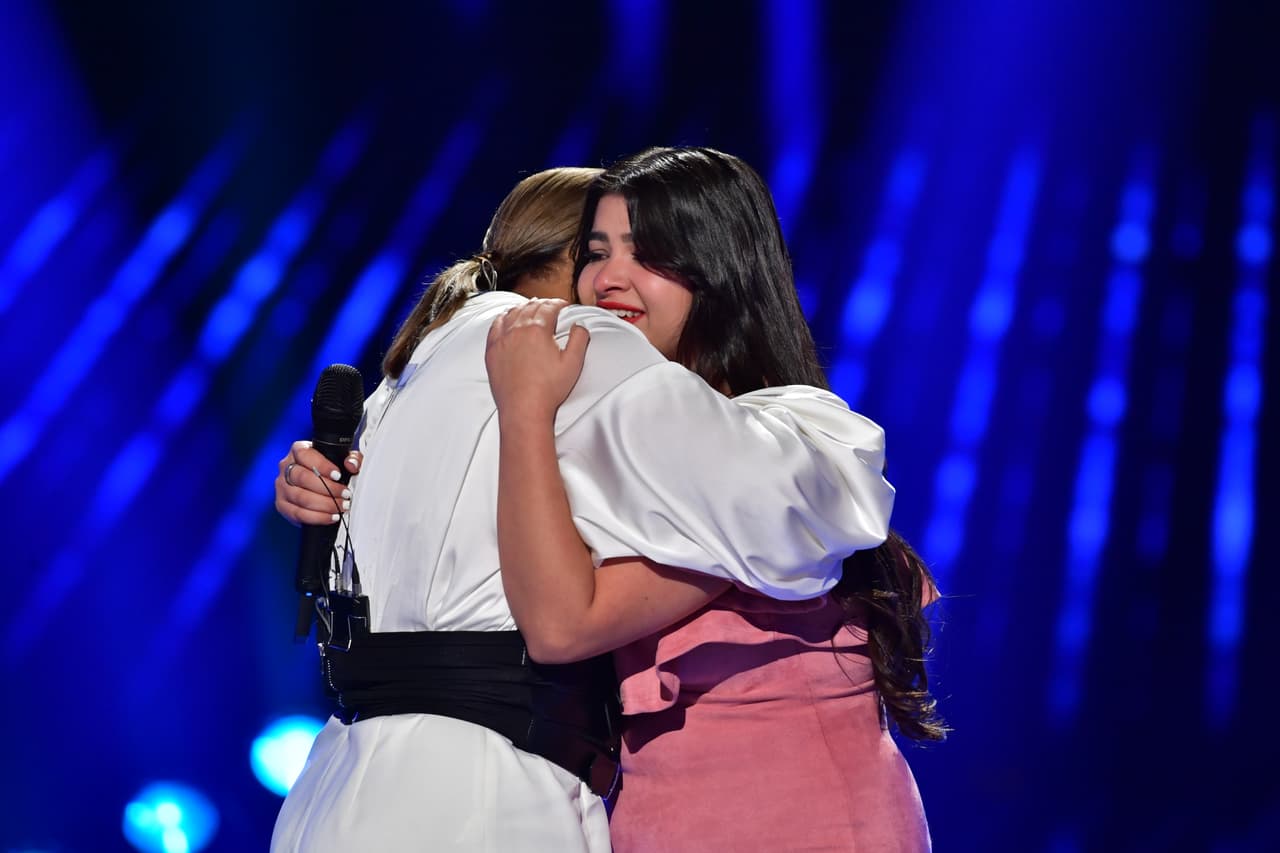 Priscila no pudo evitar llorar, pero fue Olga Tañón la juez que se paró de su lugar para consolarla y decirle que podía regresar el próximo año.