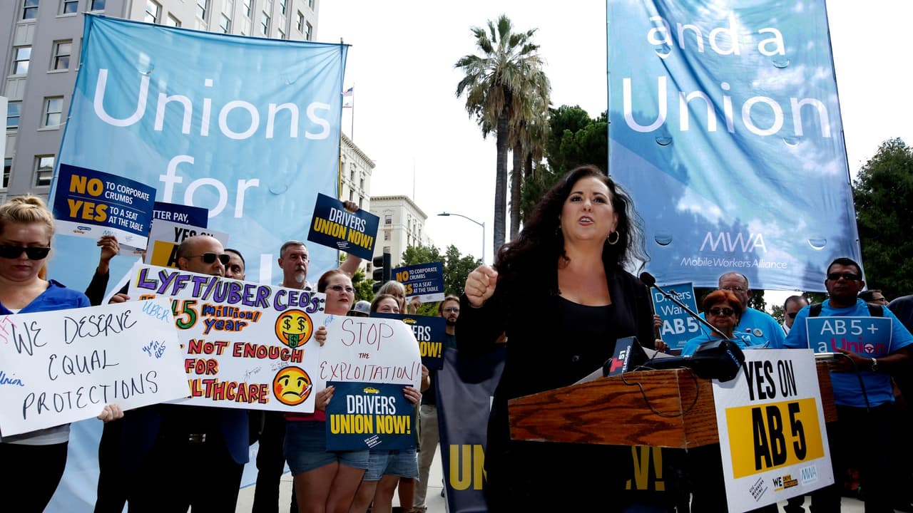 Estas son las actividades laborales de la ley AB 5 que excluye la legislatura de California