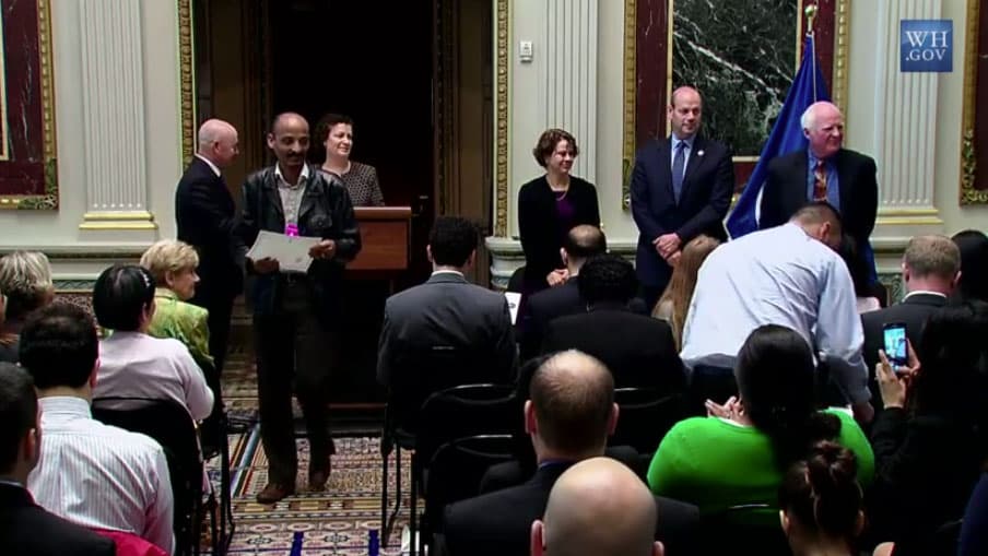 La Casa Blanca celebra 50 años de ley de inmigración con ceremonia de ciudadanía