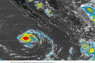 Huracán Rachel. Imagen: Conagua.