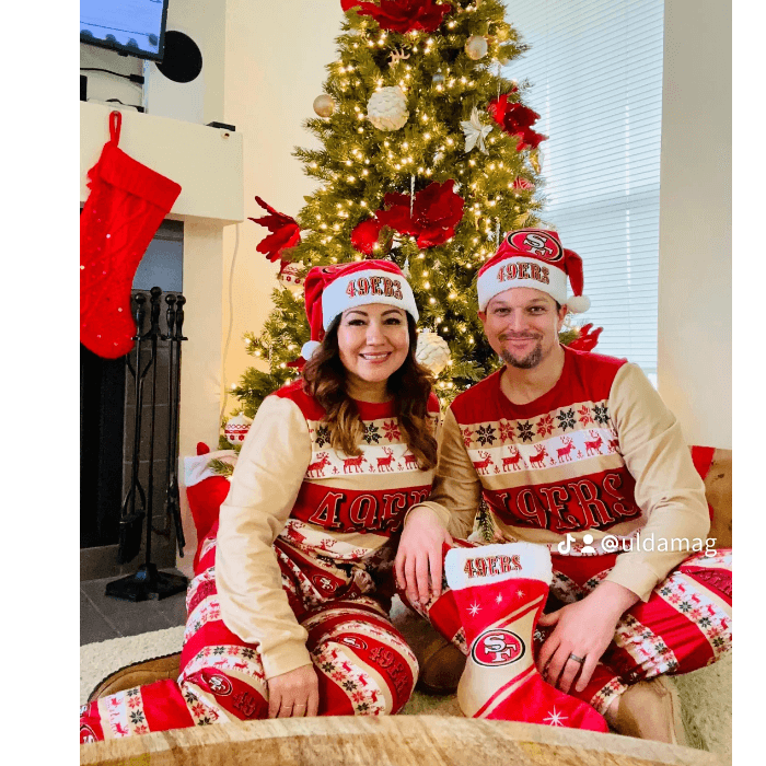 "Mi esposo y yo sabíamos que llegaríamos al Súper Bowl Vamos Forty Niners".