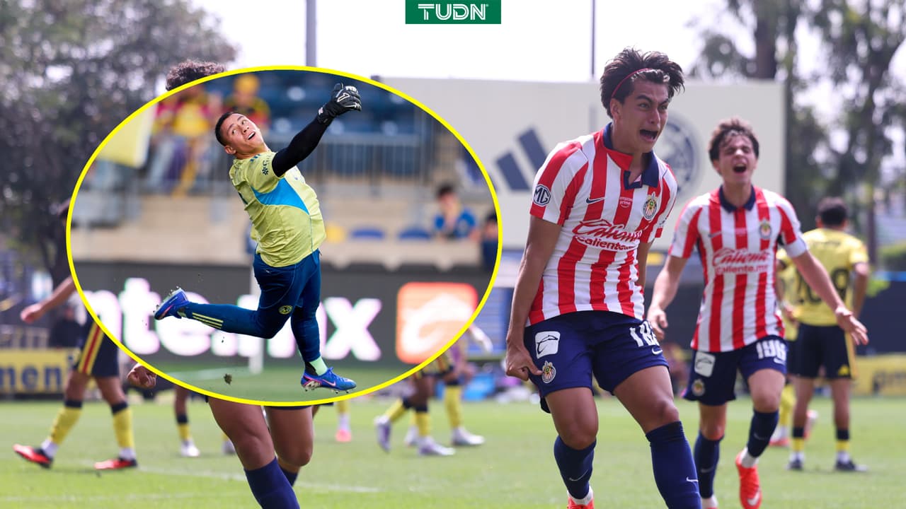 Chivas remonta al América en clásico nacional Sub-21 con Malagón de titular 