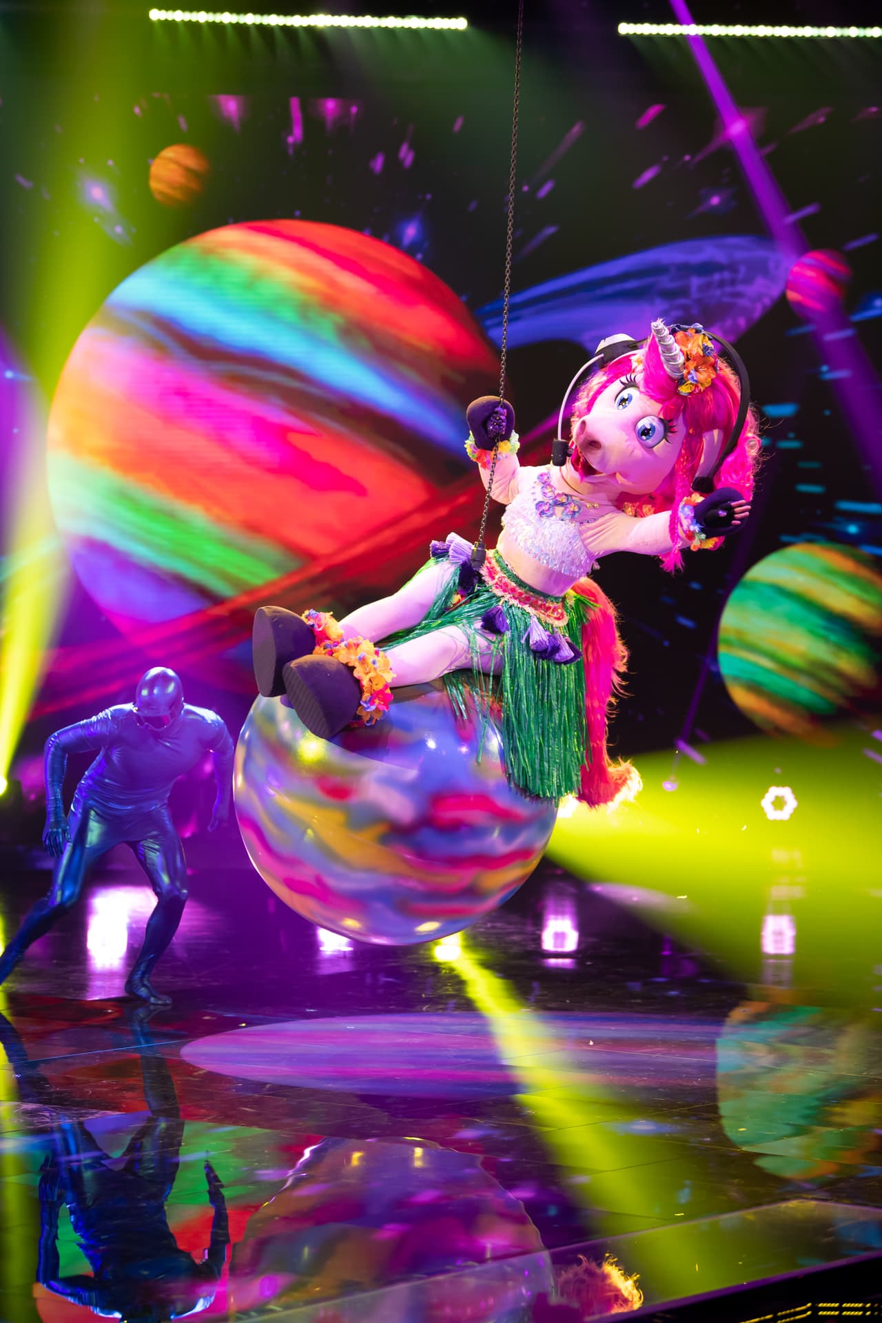 El primer duelo que vimos fue el de Unicornio contra Elefante y al final del mismo el público decidió a qué personaje salvaban y cuál quedaba en zona de riesgo.