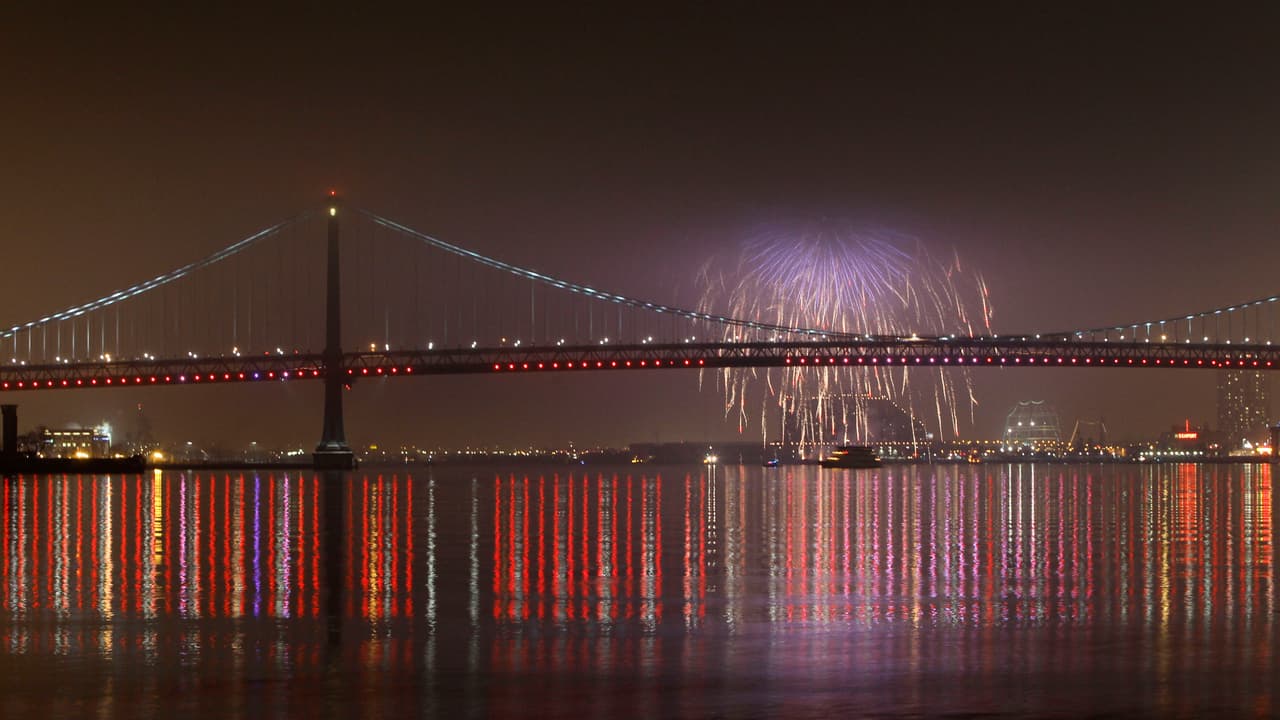 Dónde ver los fuegos artificiales de Año Nuevo en Filadelfia junto al río Delaware