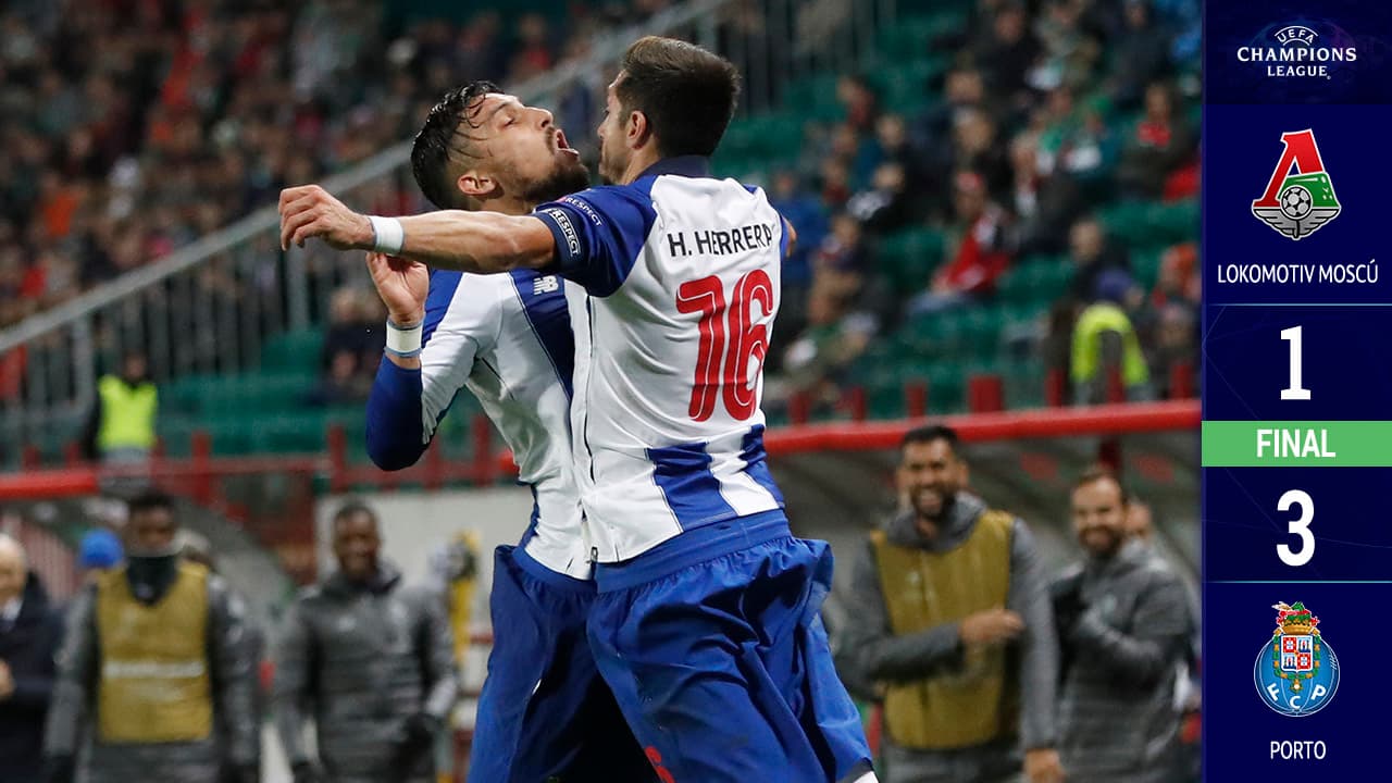 ¡Lumbre azteca! Goles de Tecatito y Herrera guían triunfo de Porto sobre Lokomotiv