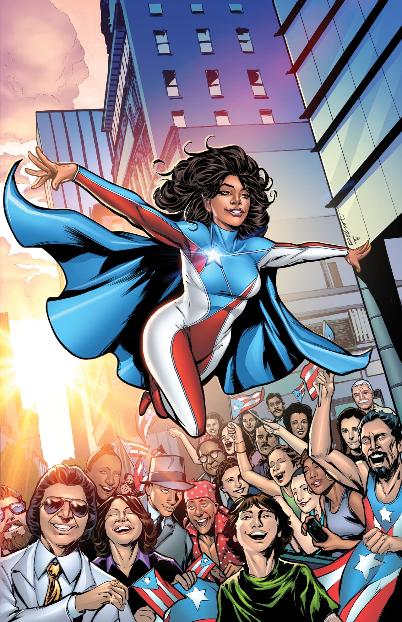 Vestida con un ceñido enterizo que deja intuir las estrellas, el azul intenso y las líneas rojas de la bandera, La Borinqueña empezará a surcar los aires el próximo otoño.