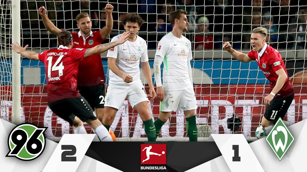 Hannover rompe su mala racha al vencer al Werder Bremen