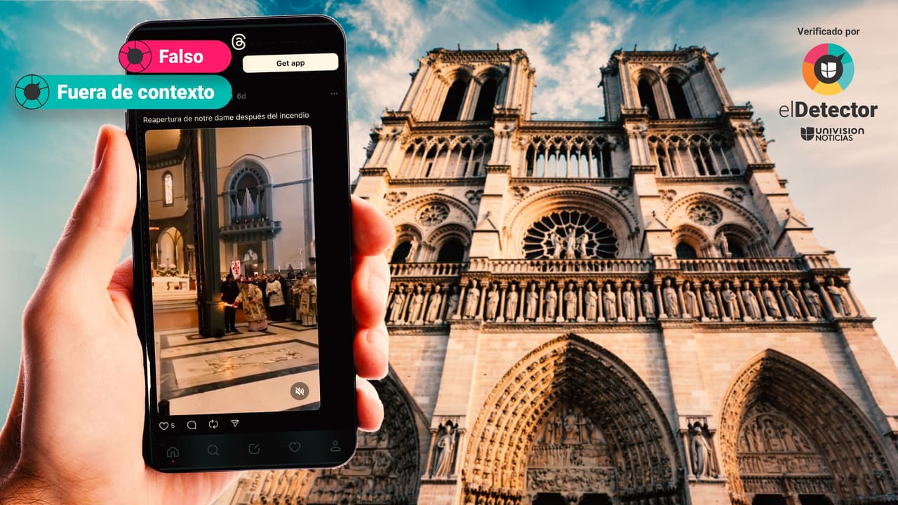 Es falso que ese video sea de la reapertura de Notre Dame: es un ritual italiano por la Pascua de Resurrección