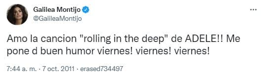 Galilea Montijo Twitter