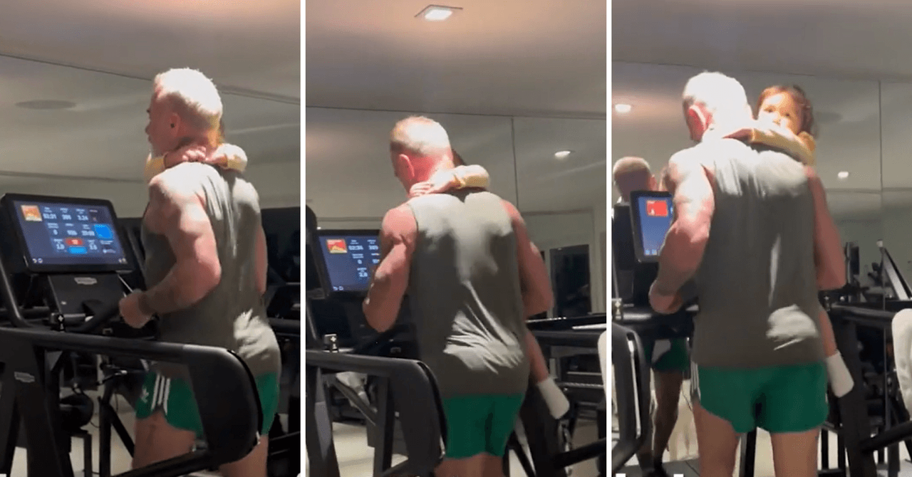 Gianluca Vacchi hizo ejercicio con su hija Blu