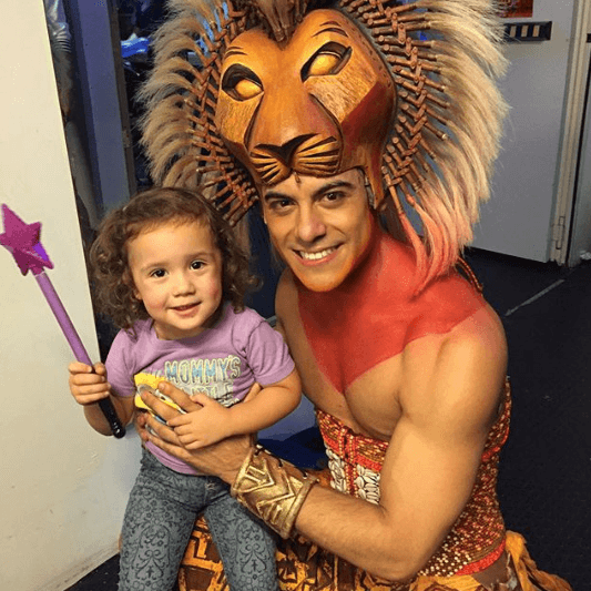 Un día de teatro junto al 'Rey León'.