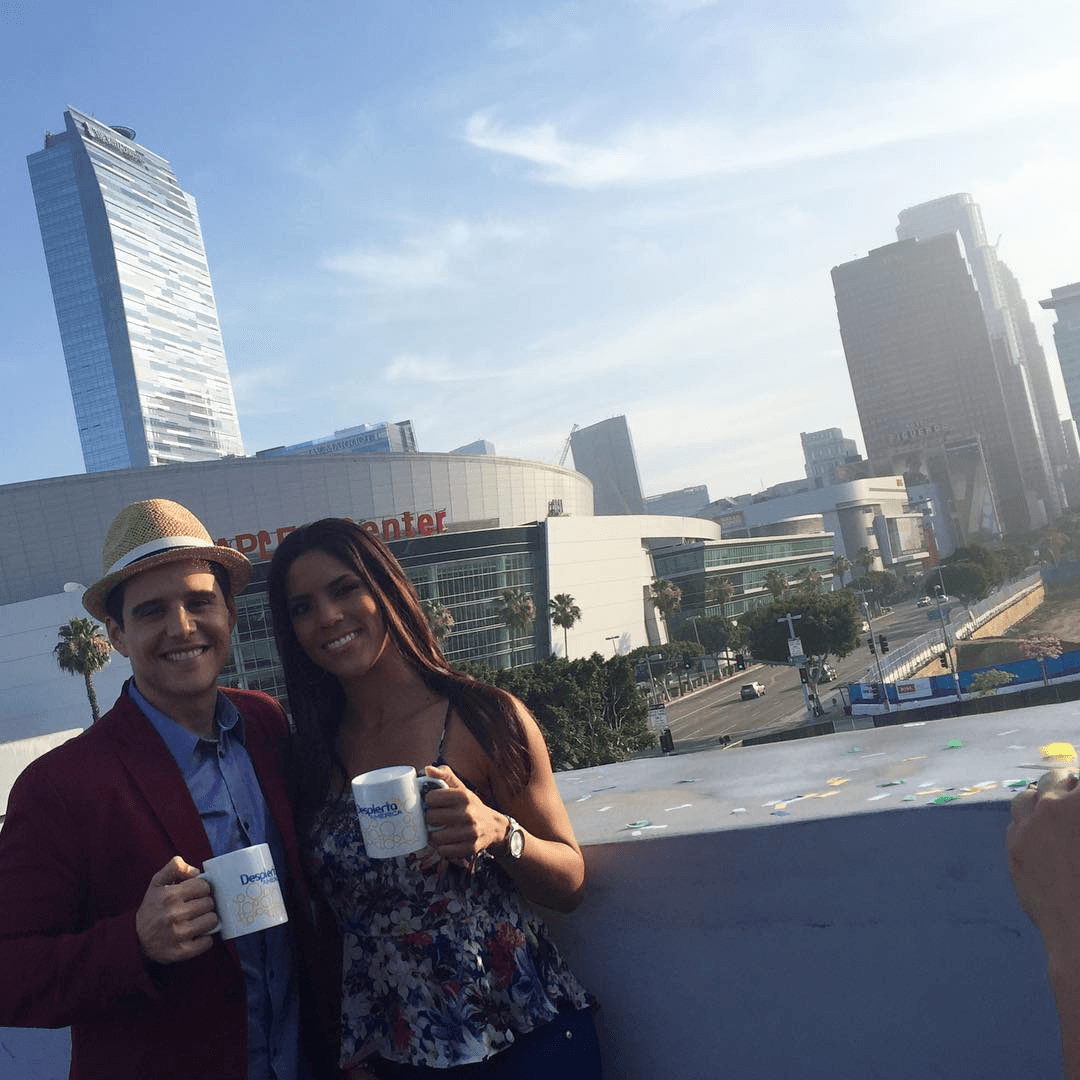 "I I LOVE U #losangeles @franciscalachapeltv @despiertaamericat", compartió Alejandro.