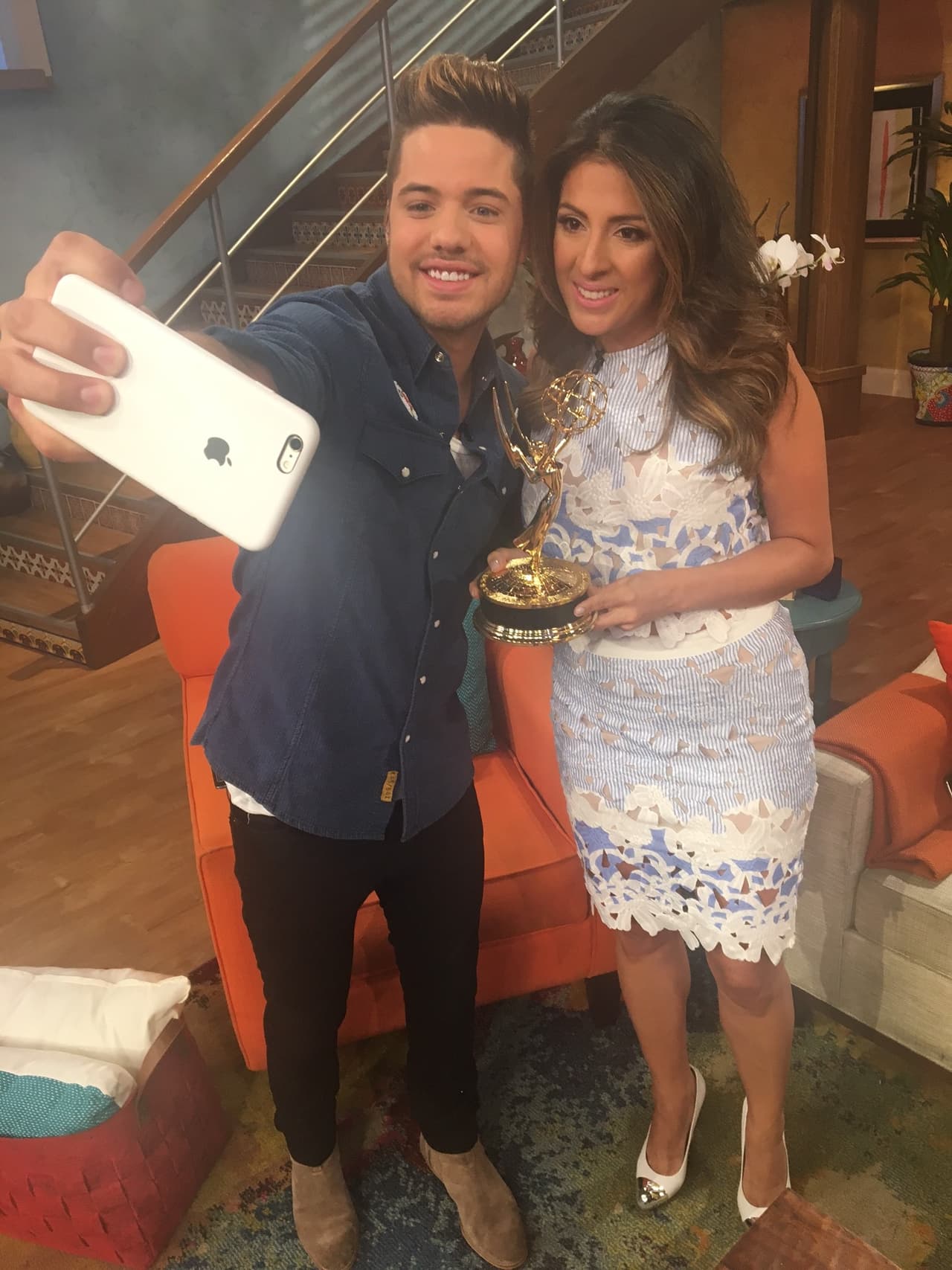 La 'selfie' del día para la colección de William Valdés.