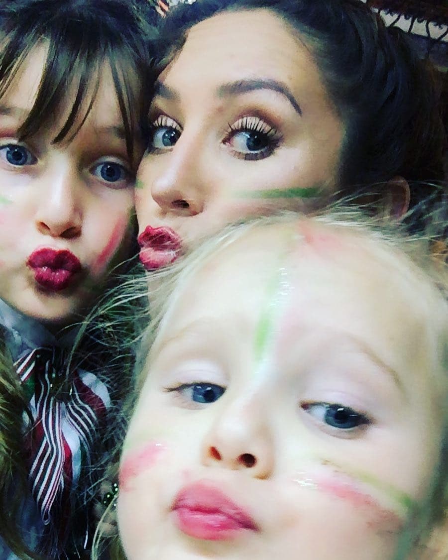 Así fue como Bazán y sus hijas celebraron la Independencia de México el 16 de septiembre.