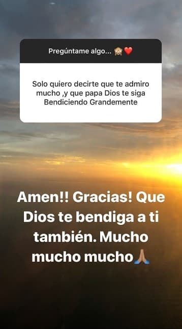 No todos los mensajes que recibió fueron preguntas, también le llegaron textos donde le contaban sus fans cuanto la admiraban.