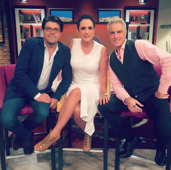 La bellísima actriz Betty Monroe, nos acompañó todo el programa.