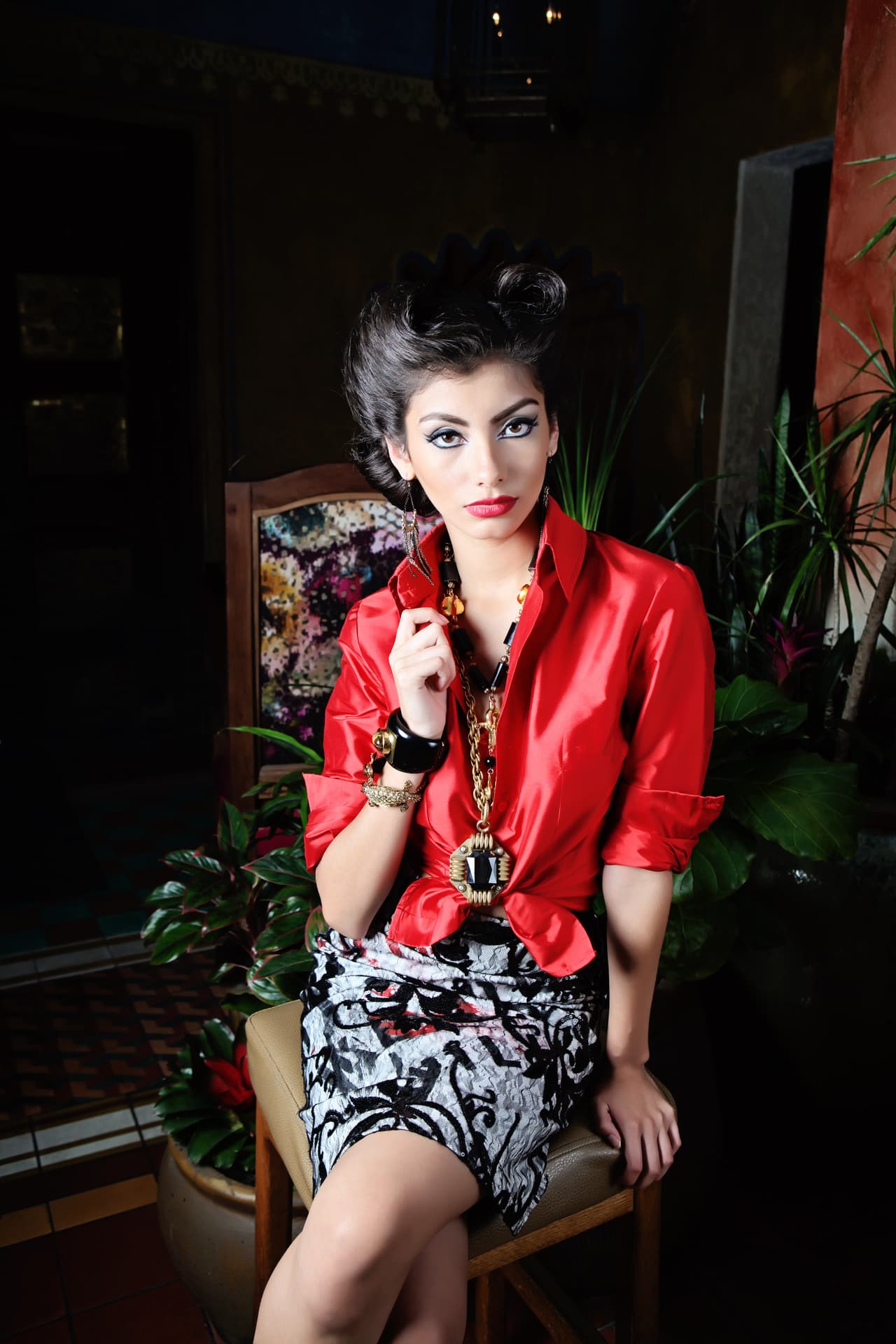 Fotógrafos de la capital texana capturaron la belleza de modelos inspiradas en la figura de la actriz mexicana María Felix.