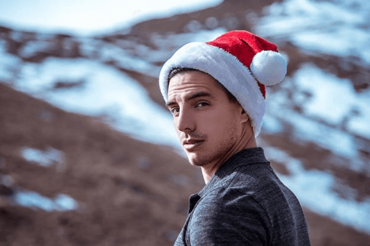 Antes de asistir a la reunión familiar, Vadhir se dio una ecapada al nevado de Toluca.