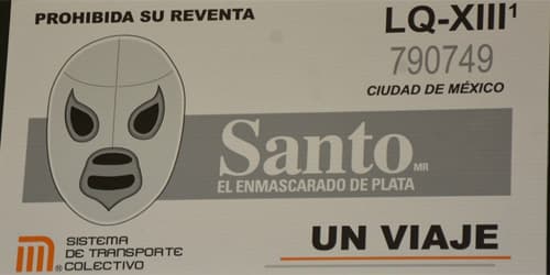 El boleto que reconocerá a "El Enmascarado de Plata".