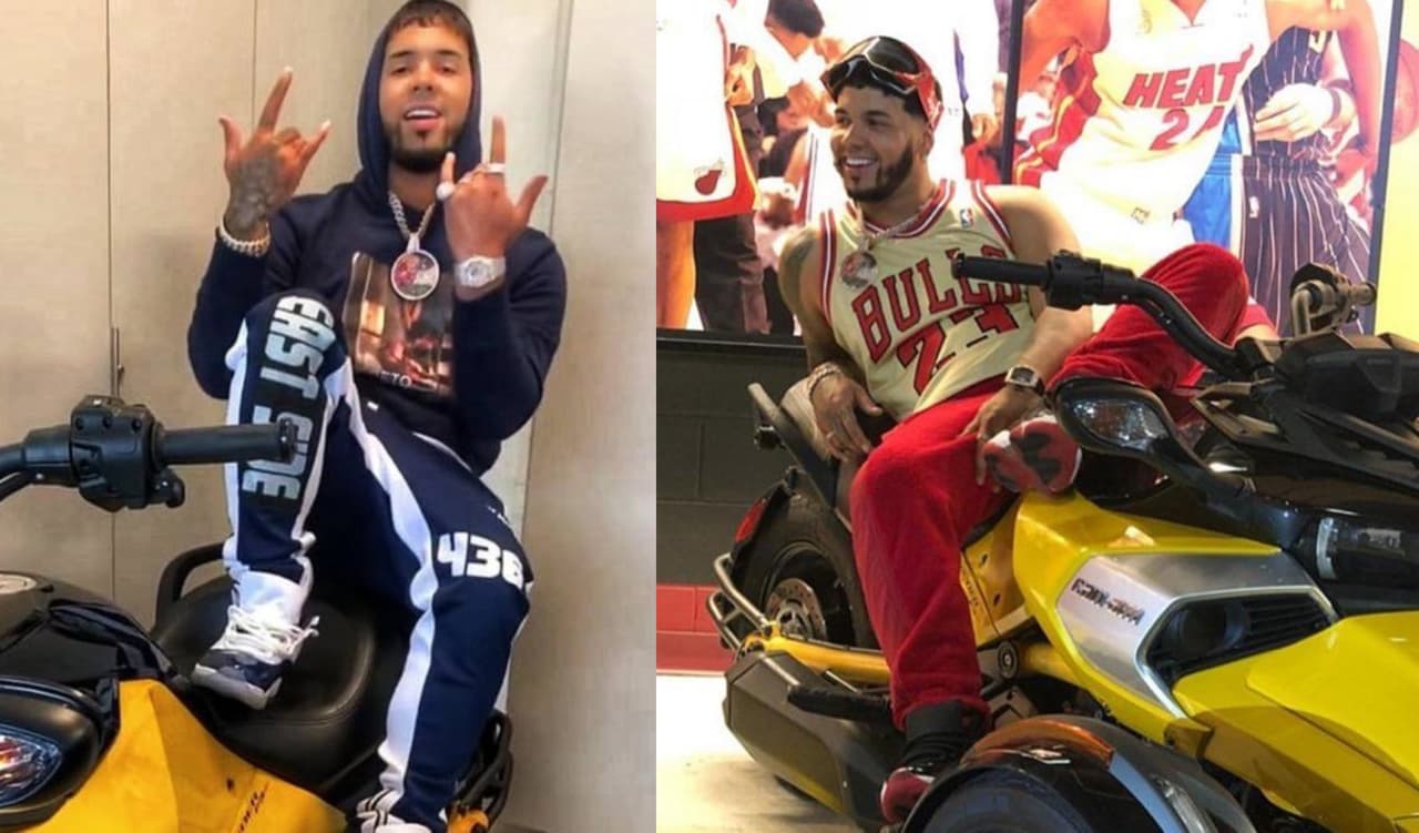 <h3 class="cms-H3-H3"><b>Motos</b></h3>
<br>
<br>
<b>Anuel AA - Can-Am Spyder</b>
<br>
<br>El garaje de Anuel AA va más allá de superdeportivos, autos de lujo y camionetas de alto rendimiento, también sobresalen un par de motos con diseños extremos. La primera es una Can-Am Spyder, muy peculiar por tener tres ruedas: una motriz trasera y dos delanteras para la dirección.
<br>