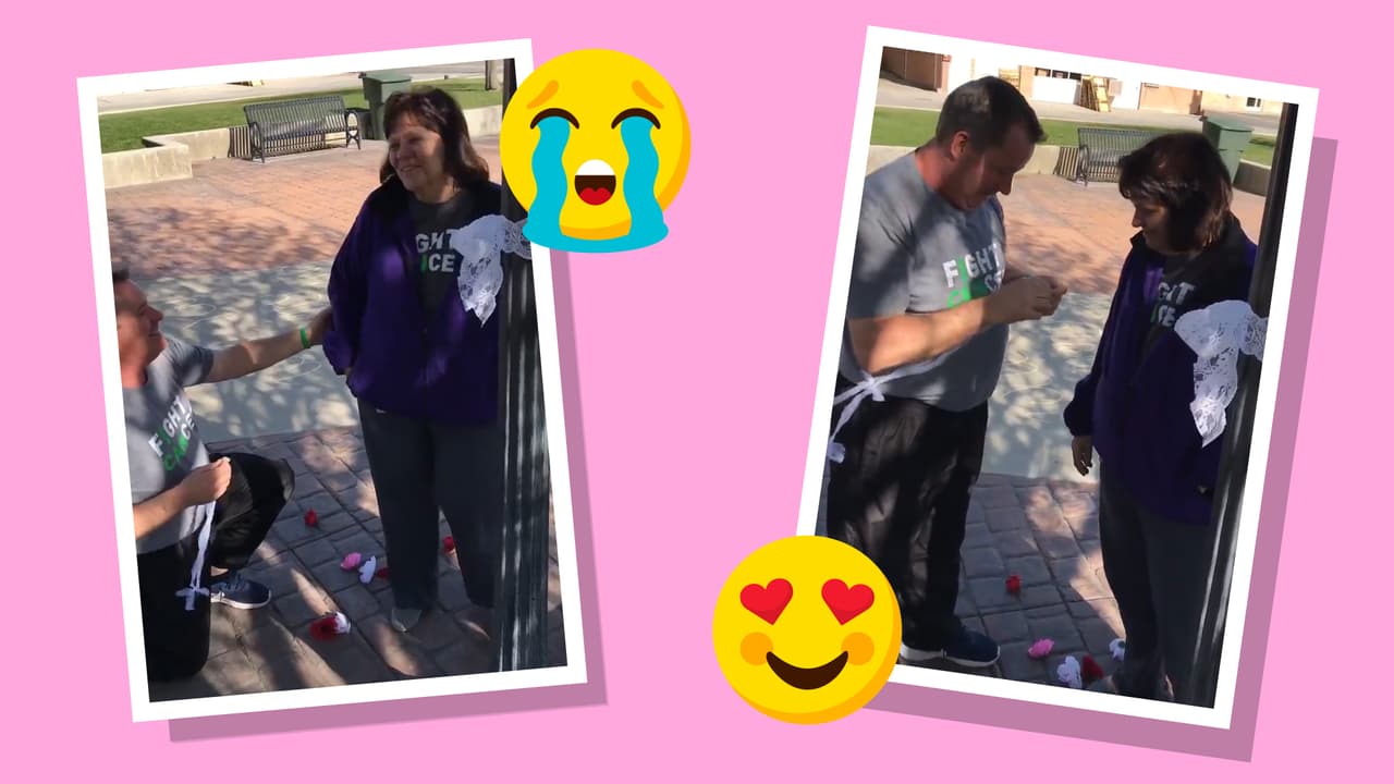 Esposo le vuelve a pedir matrimonio a su esposa enferma ¿y ella le dice que no?