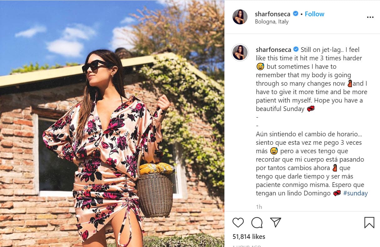 El fin de semana que acaba de culminar Fonseca dejó ver lo grande que está su pancita con una serie de fotos en Instagram.